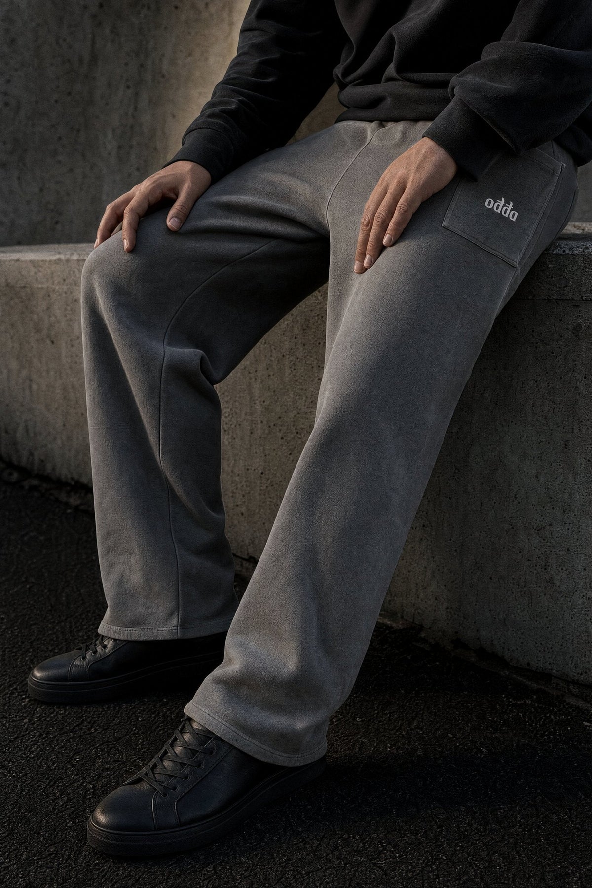 Sweatpants, from the gym to the runway.