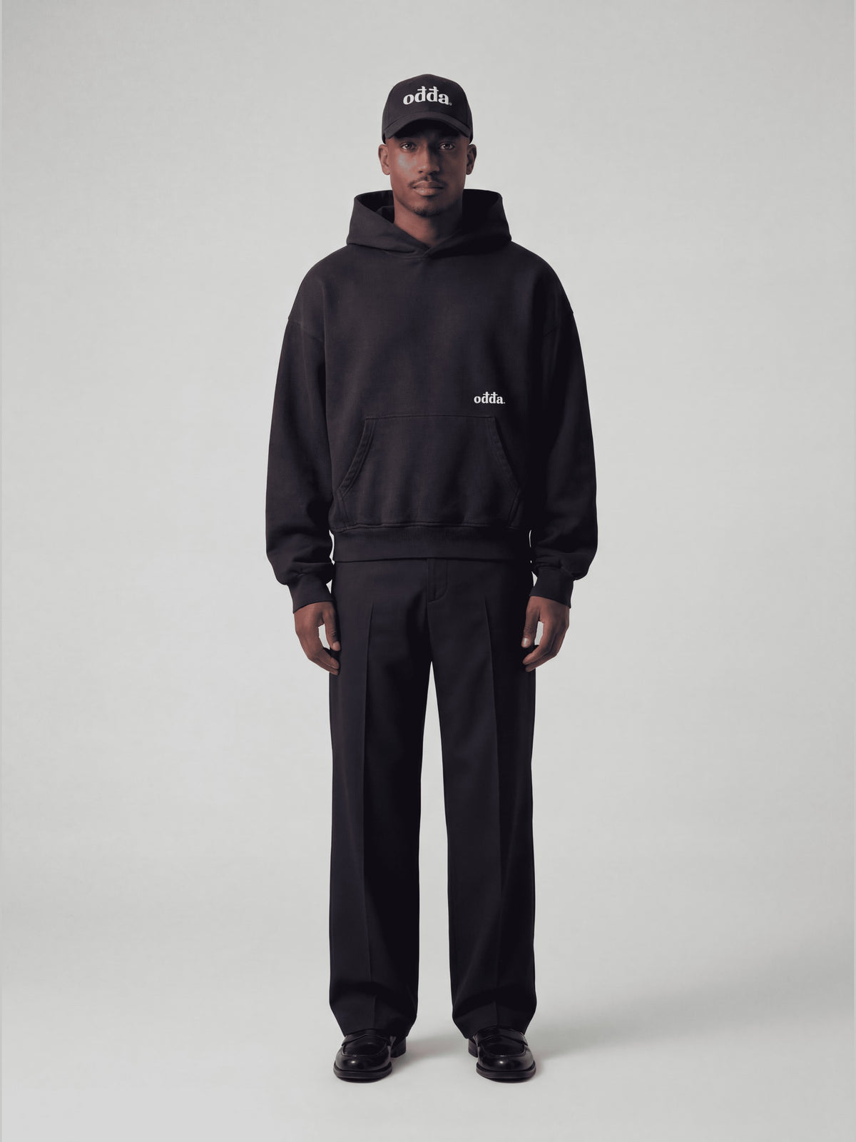 Odda Black Hoodie