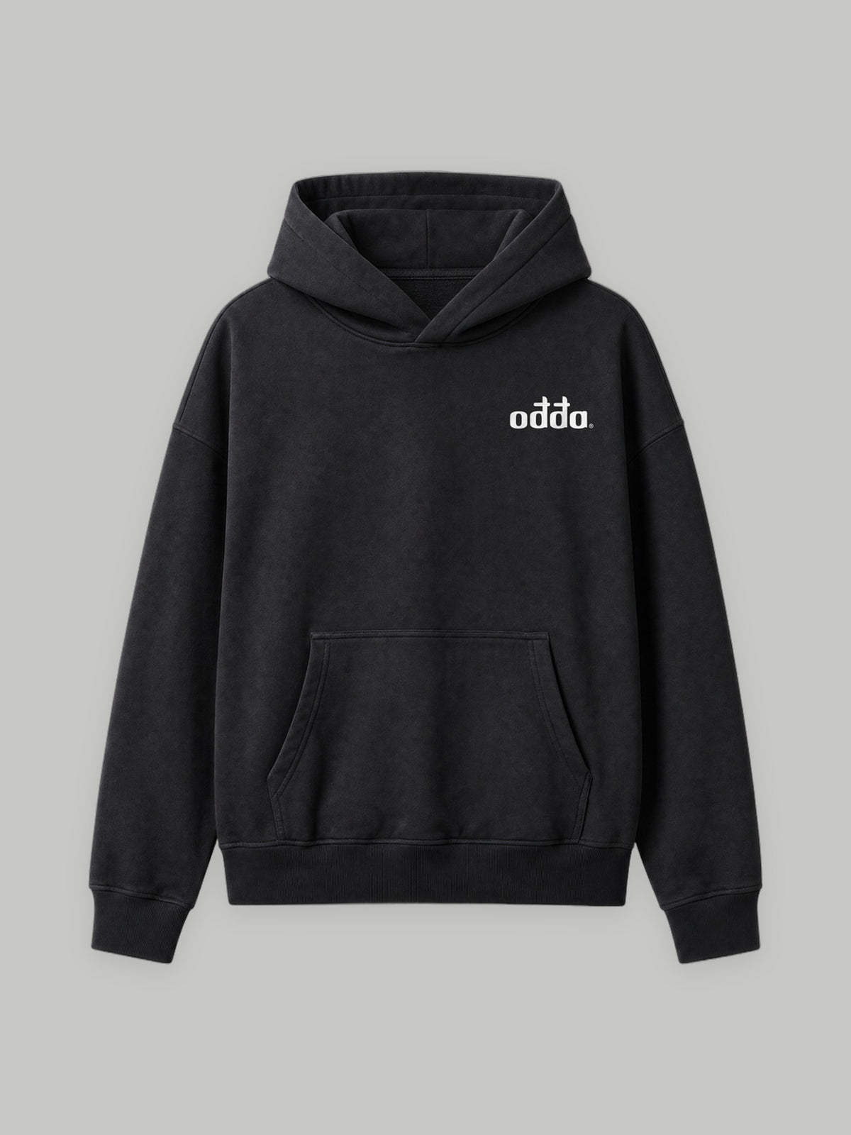 Odda Black Hoodie