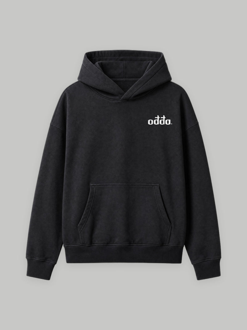 Odda Black Hoodie