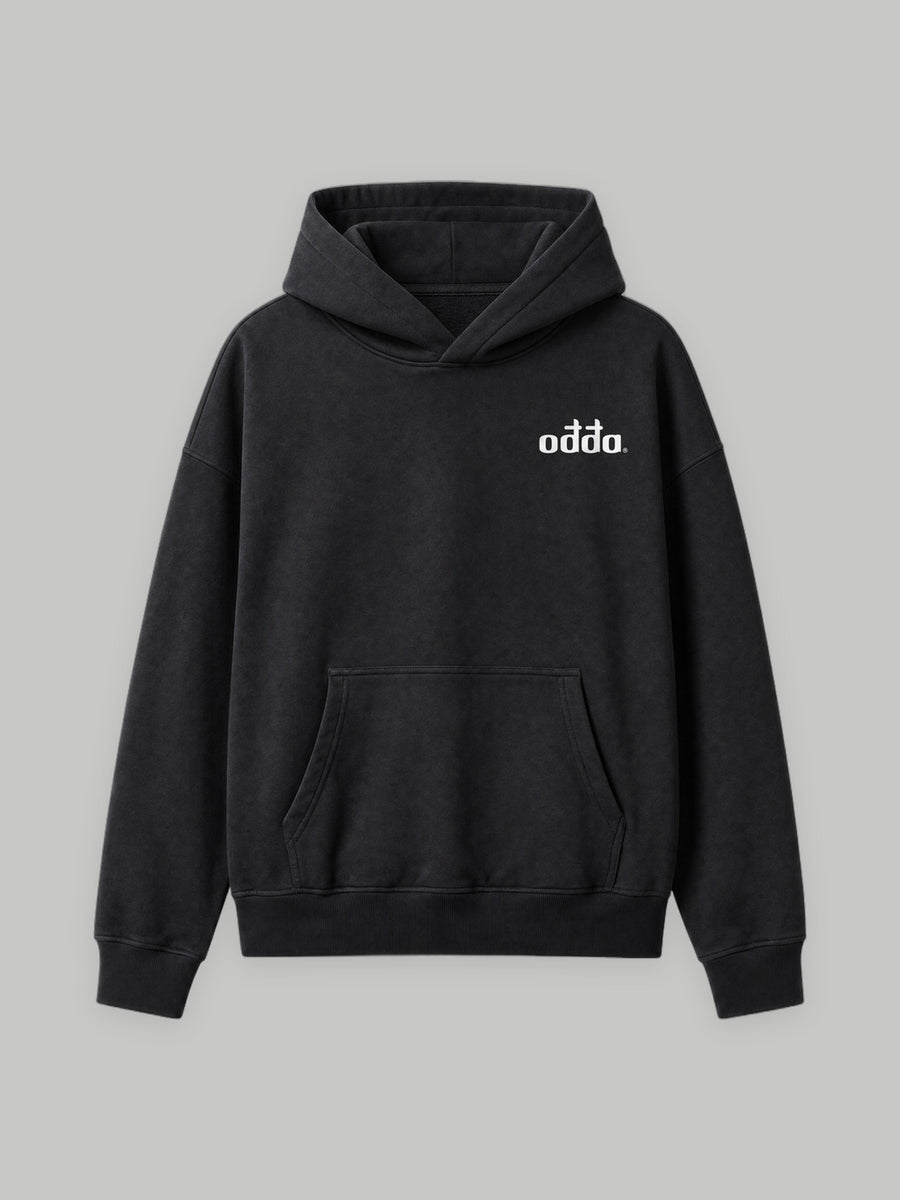 Odda Black Hoodie
