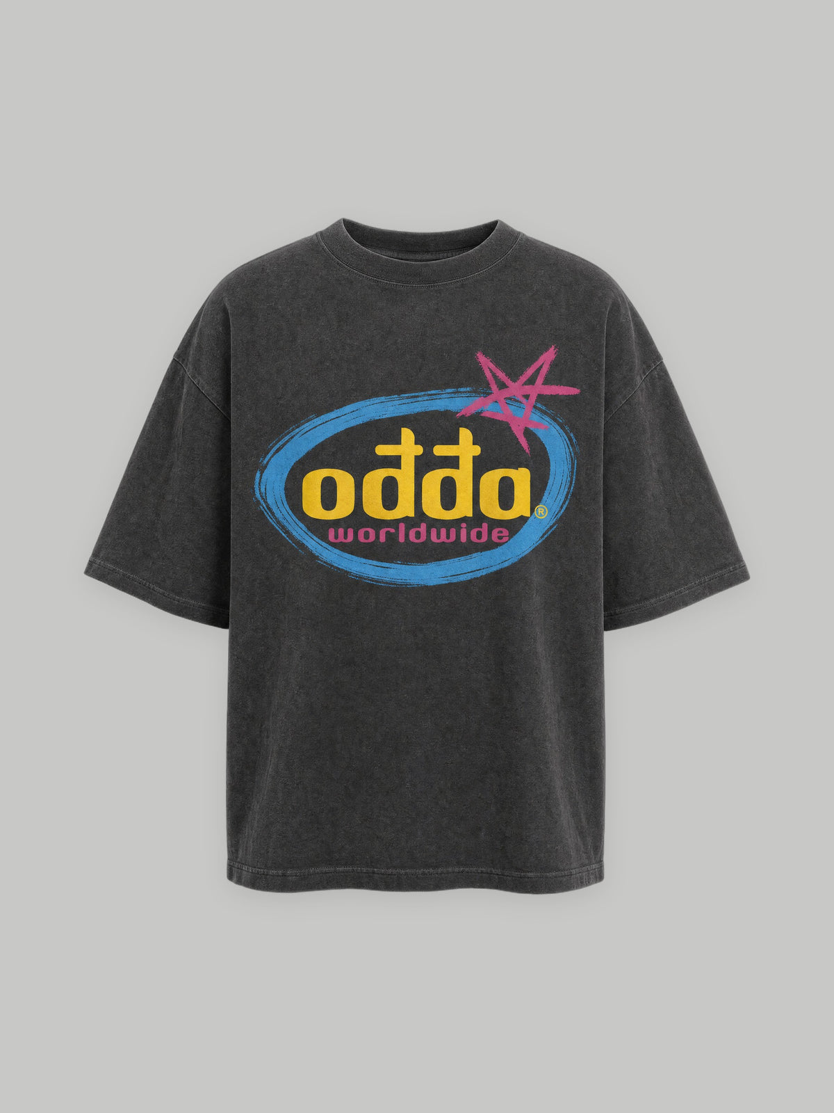 Odda Worldwide Tee Black